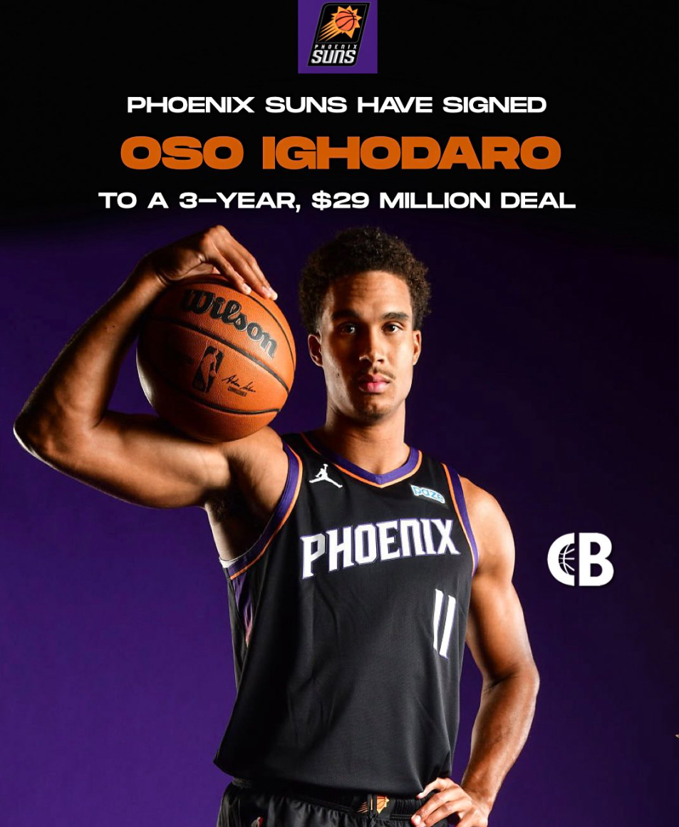 三年2900万续约伊戈达罗！专家直言双赢 太阳今夏8笔运作留多年核心